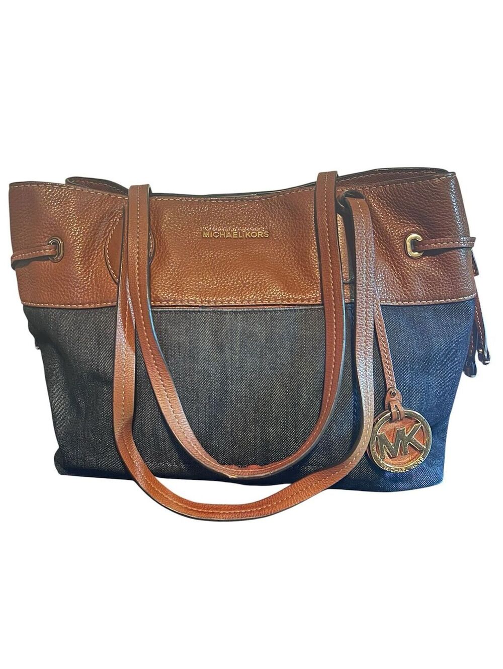 MK64. MICHAEL Michael Kors Marina Large Drawstring Tote Bag